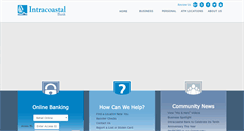 Desktop Screenshot of intracoastalbank.net